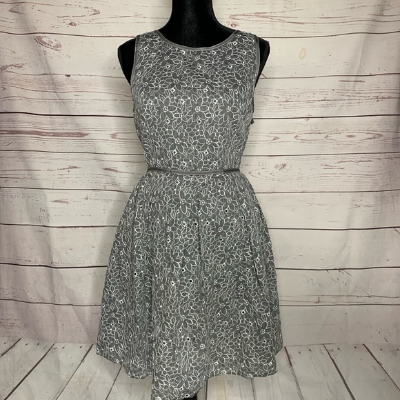 MAX STUDIO DRESS GRAY SZ L NWT SKATER DRESS - Picture 4 of 8